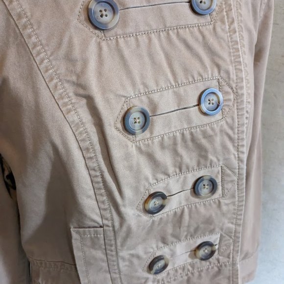 Old Navy Cotton Double-Breasted Coat - Picture 6 of 8